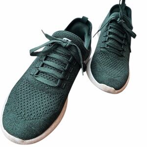 Fabletics Knit Lace-Up Sneakers - Dark Green
